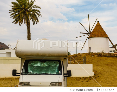 Wind mill in Las Negras, Spain 134272727