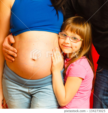 Family expecting new baby Family expecting new baby 134273025