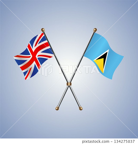 United Kingdom and ST. Lucia flag relations United Kingdom and ST. Lucia flag relations 134275837
