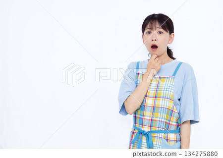 Surprised housewife Surprised housewife 134275880