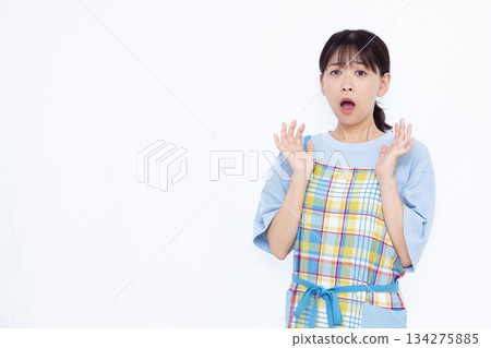 Surprised housewife Surprised housewife 134275885
