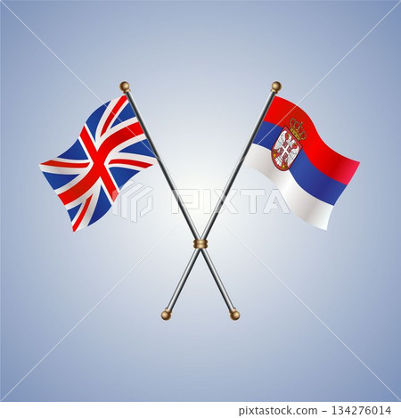 United Kingdom and Serbia flag relations 134276014