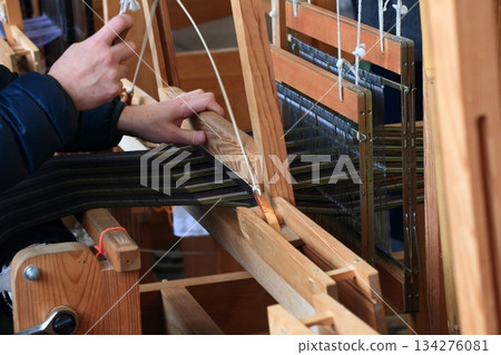 秩父名泉館的織布機-一位工匠的織布 秩父名泉館的織布機-一位工匠的織布 134276081