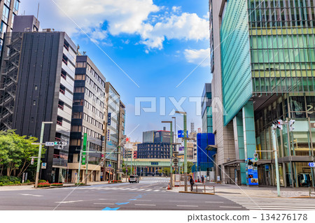 Tokyo Chuo Ward Nihonbashi cityscape near Nihonbashi intersection Tokyo Chuo Ward Nihonbashi cityscape near Nihonbashi intersection 134276178