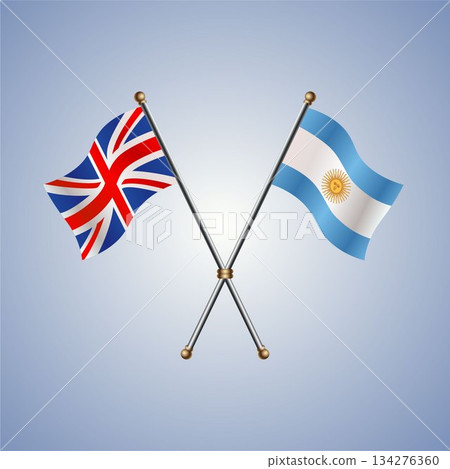 United Kingdom and Argentina flag relations 134276360