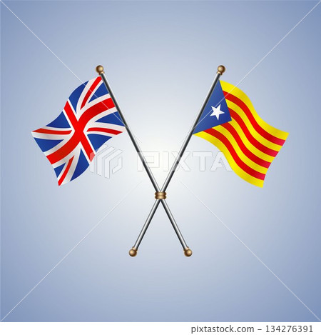 United Kingdom and Catalonia flag relations 134276391