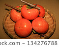 Colander-style Fuyu persimmons 134276788
