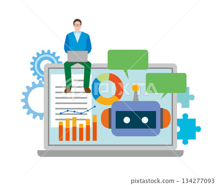 一名從事人工智慧工作的人 134277093