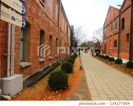 Red brick building Red brick building 134277804