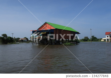 Cambodia Tonle Sap Lake Cambodia Tonle Sap Lake 134277848