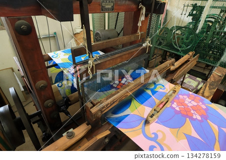 Weaving machine at Chichibu Meisenkan 134278159