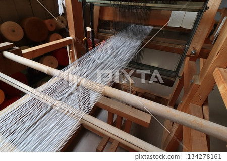 Weaving machine at Chichibu Meisenkan Weaving machine at Chichibu Meisenkan 134278161