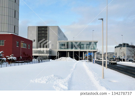 New Chitose Airport "International Terminal" in winter New Chitose Airport "International Terminal" in winter 134278737