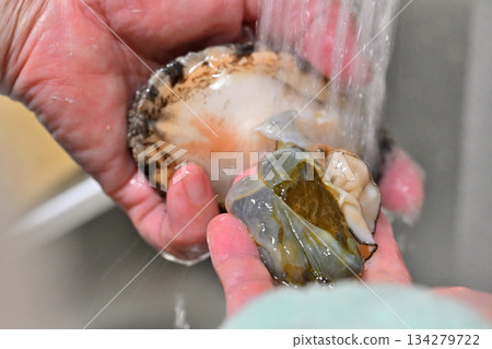 Abalone liver and hands Abalone liver and hands 134279722