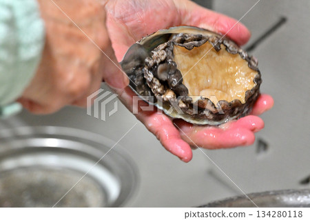 How to remove abalone (from Sanriku) 134280118