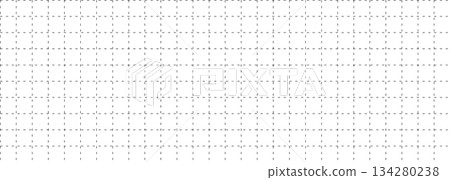 Bullet journal pattern. Seamless checkered template and graph page background. Vector notebook or printable planner with simple grid design 134280238