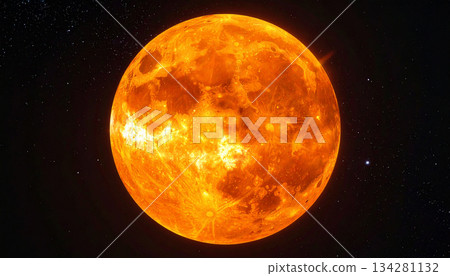 太空行星生成人工智慧背景 134281132