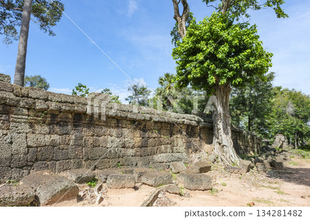 The Tablom ruins in Phnom Penh, built in the late 12th century 134281482