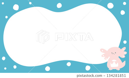 可愛的影片串流背景 82,有墨西哥鈍口蠑螈 可愛的影片串流背景 82,有墨西哥鈍口蠑螈 134281851