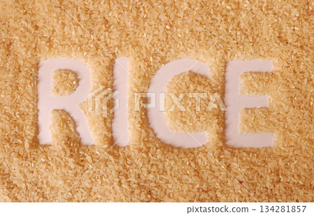 numbers written in rice 134281857
