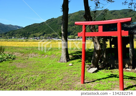 The Kamaishi Line as seen from a small shrine in Tono The Kamaishi Line as seen from a small shrine in Tono 134282254