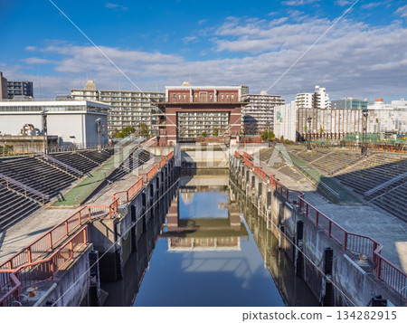 Arakawa Lock Gate (Edogawa Ward, Tokyo) Arakawa Lock Gate (Edogawa Ward, Tokyo) 134282915