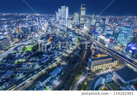 名古屋市環球門（Global Gate）夜景 134282981