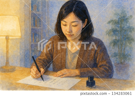 冬夜書法練習 134283061