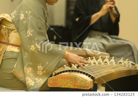 Koto and Kimono Player Koto and Kimono Player 134283125
