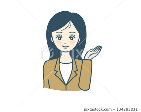 指導的女性 134283831