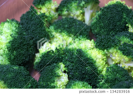 Boiled broccoli Boiled broccoli 134283916