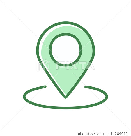 Simple and cute location pin icon – Maps, GPS, Navigation 134284661