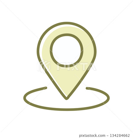 Simple and cute location pin icon – Maps, GPS, Navigation 134284662