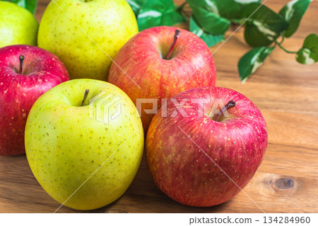 San Fuji and Orin apples San Fuji and Orin apples 134284960