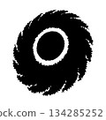 Black Hole Silhouette 134285252