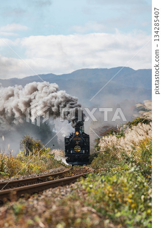 Autumn on the Ban'etsu West Line and the SL Ban'etsu Monogatari C57180 - a nostalgic sight Autumn on the Ban'etsu West Line and the SL Ban'etsu Monogatari C57180 - a nostalgic sight 134285407