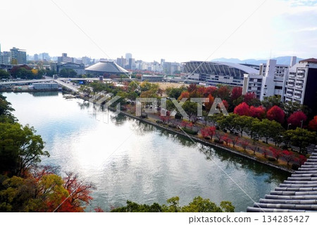 View from Hiroshima Castle 134285427