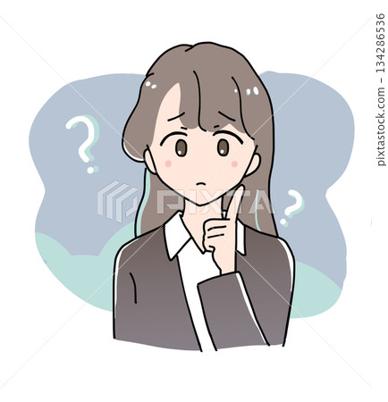 一個擔心的女人 134286536