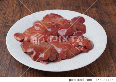 raw chicken liver raw chicken liver 134287482