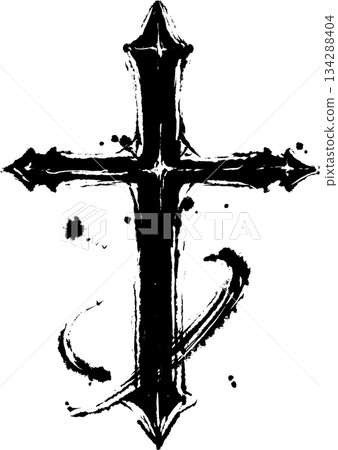 Cross ink design 134288404