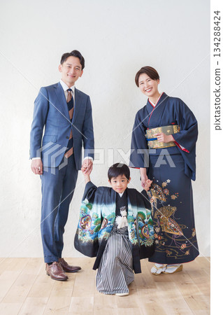 Shichigosan of a boy 134288424