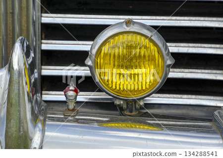 old vintage car detail close up old vintage car detail close up 134288541