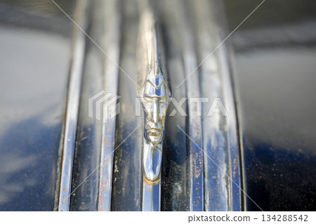 old vintage car detail close up 134288542