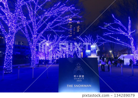 The Blue Cave, where blue illuminations shine coolly The Blue Cave, where blue illuminations shine coolly 134289079
