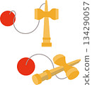 Kendama illustration 134290057