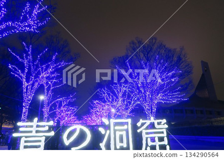 Blue illuminations are a Shibuya tradition Blue illuminations are a Shibuya tradition 134290564