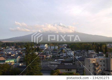 Mount Fuji from Fuji-Q Mount Fuji Station Building 134291273