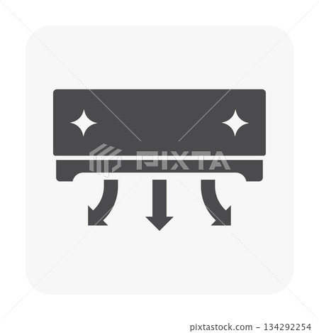 Air Conditioner Cleaning Icon 134292254
