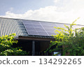 Eco House With Solar Roof 134292265
