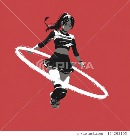 藝術體操社的高中女生 134293105